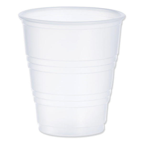 Dart® High-Impact Polystyrene Cold Cups, 5 oz, Translucent, 100 Cups/Sleeve, 25 Sleeves/Carton (DCCY5CT)