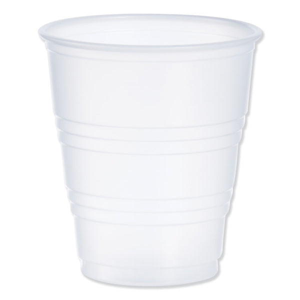 Dart® High-Impact Polystyrene Cold Cups, 5 oz, Translucent, 100 Cups/Sleeve, 25 Sleeves/Carton (DCCY5CT) Case of 2500