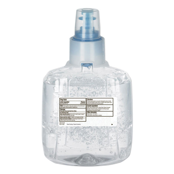 PURELL® Advanced Hand Sanitizer Green Certified Gel Refill, For LTX-12 Dispensers, 1,200 mL, Fragrance-Free (GOJ190302EA)