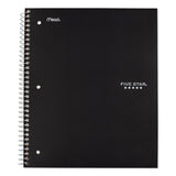Five Star® Wirebound Notebook with 2 Pockets, 1-Subject, Quadrille Rule (4 sq/in), Randomly Assorted Cover Color, (100) 11 x 8.5 Sheets (MEA06190) Each