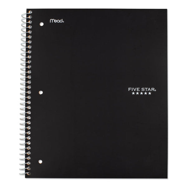 Five Star® Wirebound Notebook with 2 Pockets, 1-Subject, Quadrille Rule (4 sq/in), Randomly Assorted Cover Color, (100) 11 x 8.5 Sheets (MEA06190)