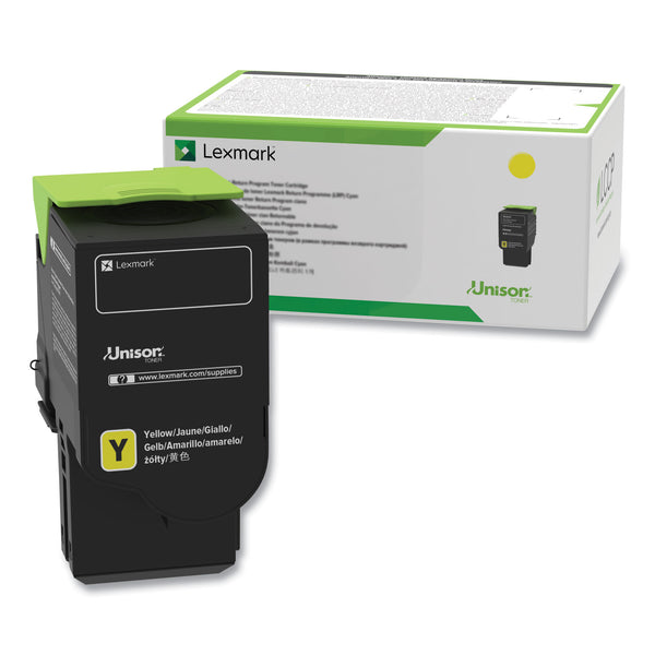Lexmark™ 78C1XYE Extra High-Yield Toner, 5,000 Page-Yield, Yellow (LEX78C1XYE) Each