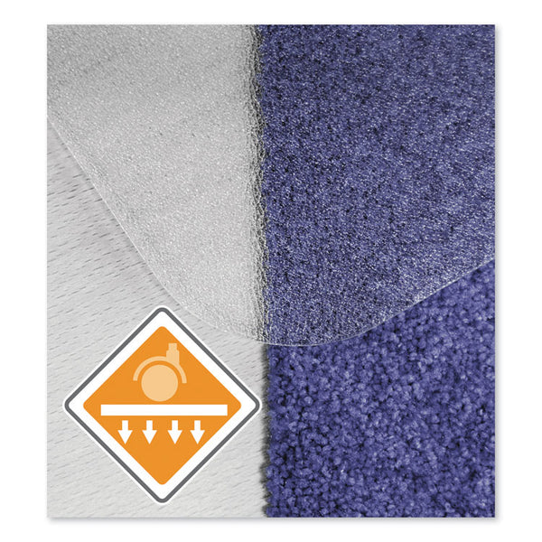 Floortex® Cleartex Unomat Anti-Slip Chair Mat for Hard Floors/Flat Pile Carpets, 60 x 48, Clear (FLREC1215020ERA)