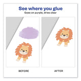 Avery® Permanent Glue Stic Value Pack, 0.26 oz, Applies Purple, Dries Clear, 18/Pack (AVE98079) Pack of 18