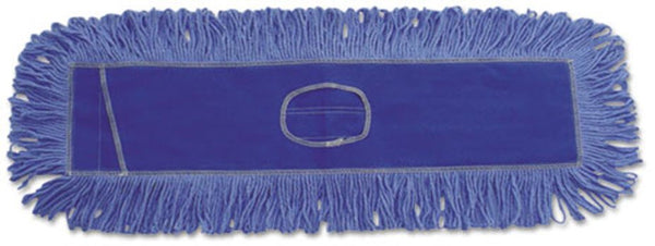 Boardwalk® Dust Mop Pad Looped-end Blue Cotton / Synthetic Fiber Reusable (872583_EA) 1/EA