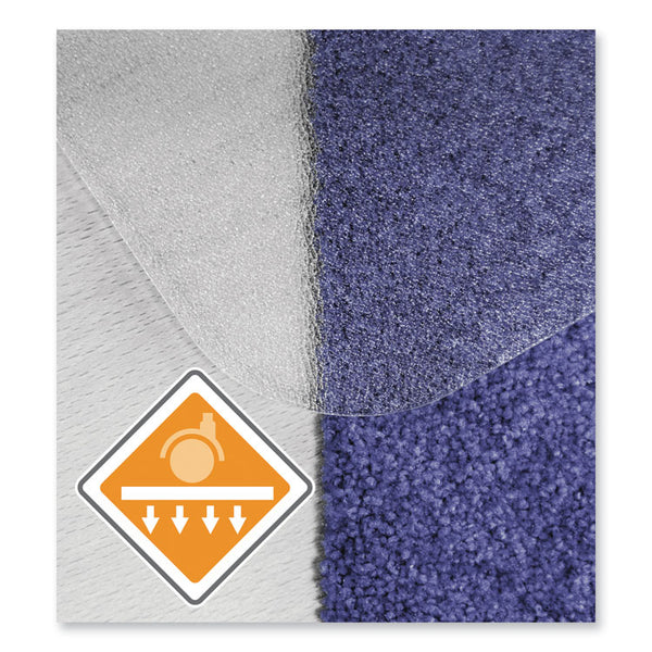 Floortex® Cleartex Unomat Anti-Slip Chair Mat for Hard Floors/Flat Pile Carpets, 35 x 47, Clear (FLREC128920ERA)