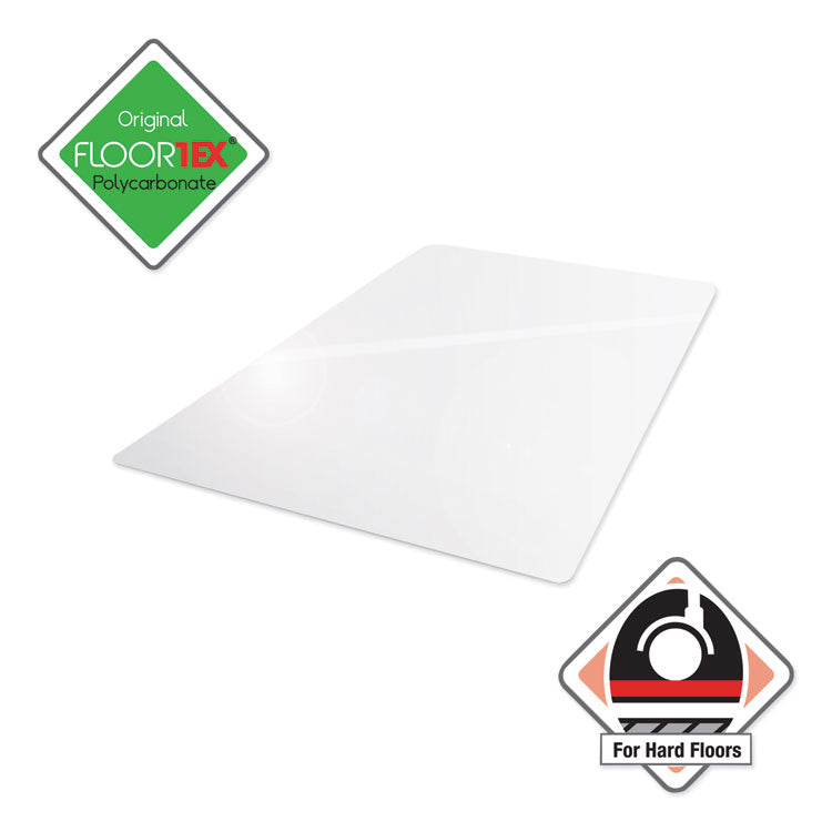 Floortex® Cleartex Ultimat XXL Polycarbonate Chair Mat for Hard Floors, 60 x 60, Clear (FLR1215015019ER) Each