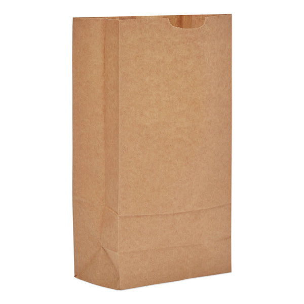 General Grocery Paper Bags, 35 lb Capacity, #10, 6.31" x 4.19" x 13.38", Kraft, 500 Bags (BAGGK10500)
