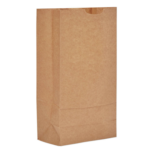 General Grocery Paper Bags, 57 lb Capacity, #10, 6.31" x 4.19" x 13.38", Kraft, 500 Bags (BAGGX10500)