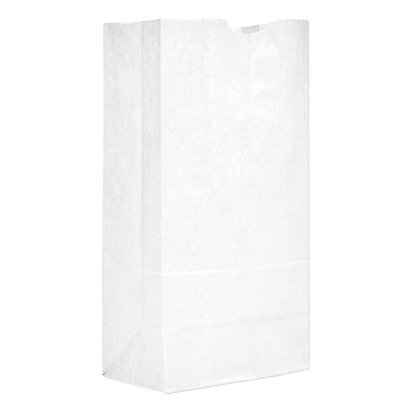 General Grocery Paper Bags, 40 lb Capacity, #20, 8.25" x 5.94" x 16.13", White, 500 Bags (BAGGW20500)