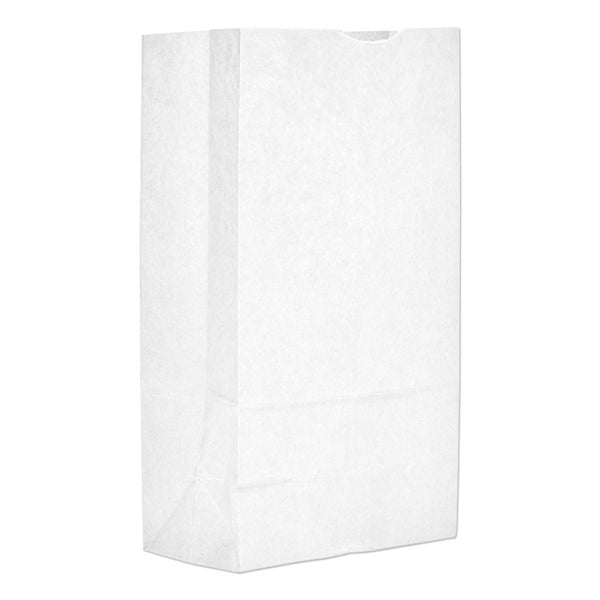 General Grocery Paper Bags, 40 lb Capacity, #12, 7.06" x 4.5" x 13.75", White, 500 Bags (BAGGW12500)