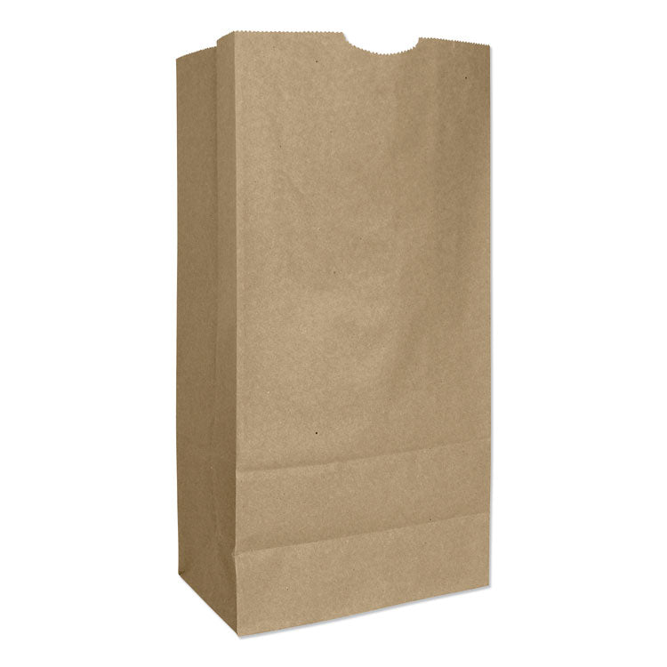 General Grocery Paper Bags, 50 lb Capacity, #16, 7.75" x 4.81" x 16", Kraft, 500 Bags (BAGGH16)
