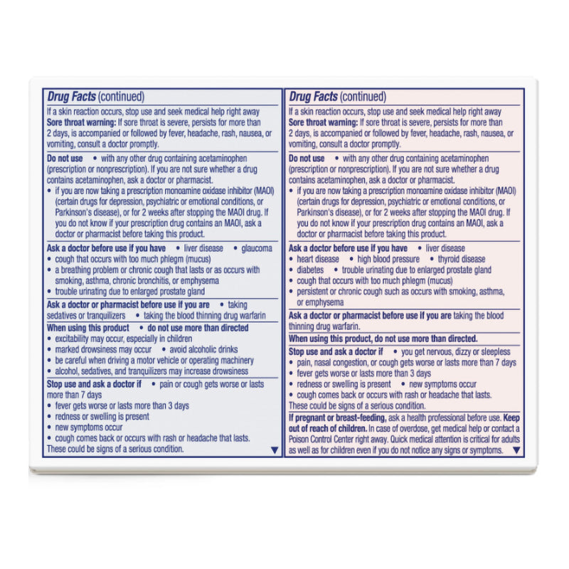 DayQuil® Nyquil® Combo Pack Cold and Cough Relief 325 mg - 10 mg - 5 mg Strength and 325 mg - 15 mg - 6.25 mg Strength Gelcap 48 per Box (829814_CT) 48/CT