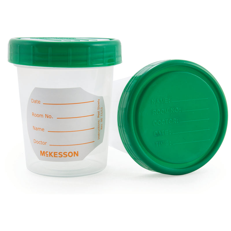 McKesson Specimen Container 120 mL (4 oz.) Screw Cap NonSterile (911759_EA) 1/EA