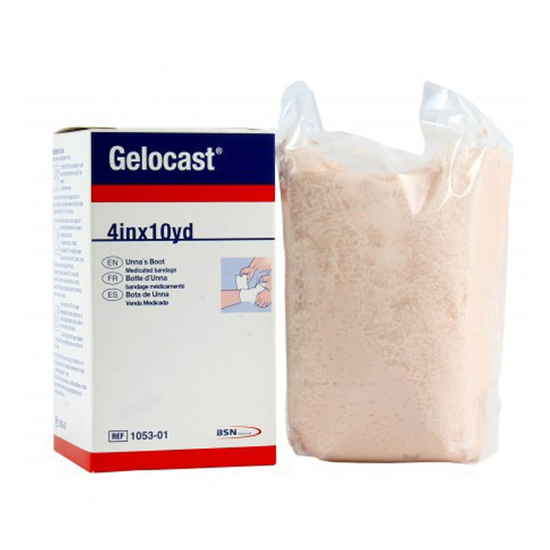 Gelocast® Unna Boot Zinc Oxide / Calamine 4 Inch X 10 Yard (46021_CS) 12/CS