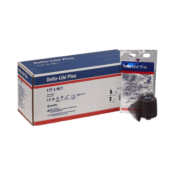 Delta-Lite® Plus Cast Tape 2 Inch X 12 Foot Fiberglass / Resin Black (653379_BX) 10/BX