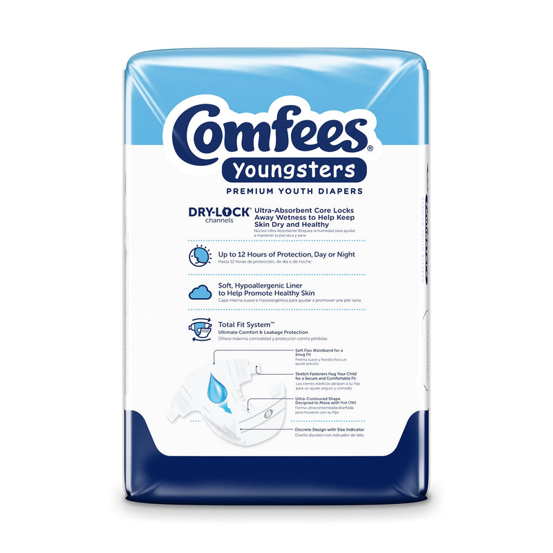 Comfees® Youngsters Unisex Youth Incontinence Brief Size 8 Disposable Heavy Absorbency (1254293_BG) 20/BG