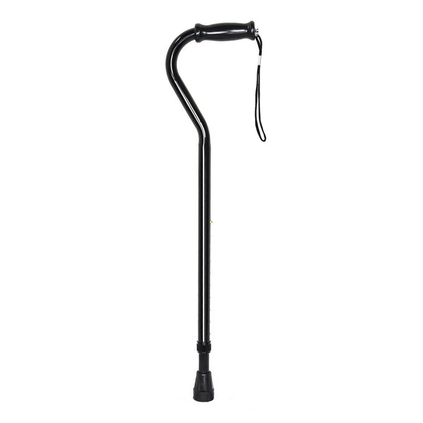 McKesson Offset Cane Steel 29-3/4 to 37-3/4 Inch Height Black (1065217_EA) 1/EA