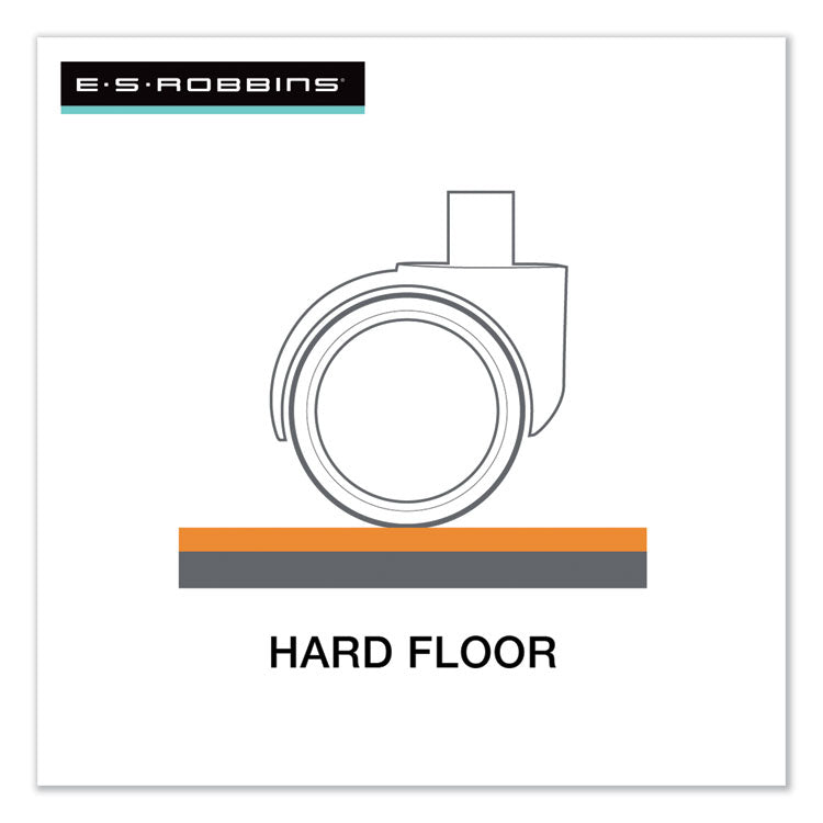 ES Robbins® EverLife Chair Mat for Hard Floors, Light Use, Rectangular, 46 x 60, Clear (ESR131826) Each