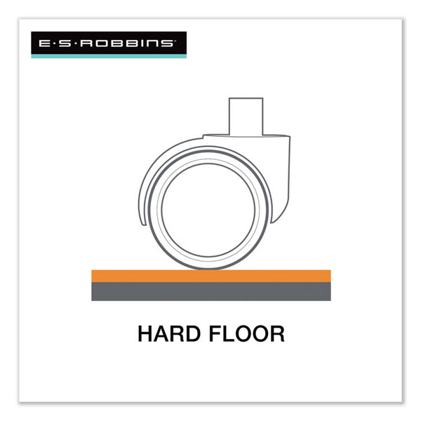 ES Robbins® EverLife Chair Mat for Hard Floors, Heavy Use, Rectangular, 46 x 60, Clear (ESR132321)