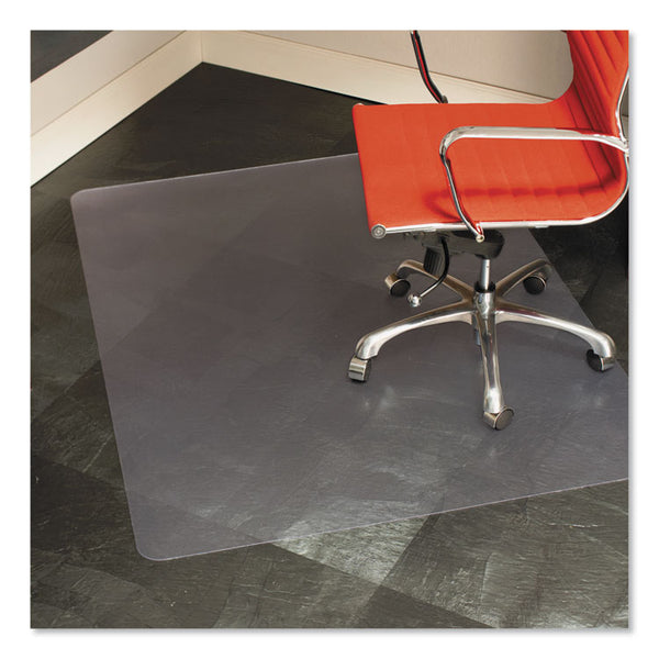 ES Robbins® EverLife Chair Mat for Hard Floors, Heavy Use, Rectangular, 46 x 60, Clear (ESR132321)