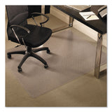 ES Robbins® EverLife Chair Mats for Medium Pile Carpet, Rectangular, 46 x 60, Clear (ESR122371) Each