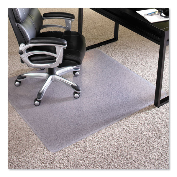 ES Robbins® EverLife Intensive Use Chair Mat for High Pile Carpet, Rectangular, 46 x 60, Clear (ESR124377)