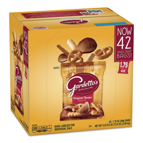 Gardetto's Club Mix, Zesty Original, 1.75 oz Packet, 42/Carton (GNM49448) Case of 42