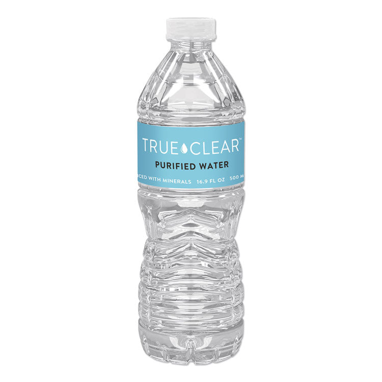 True Clear® Purified Bottled Water, 16.9 oz Bottle, 24 Bottles/Carton (TCLTRC05L24CT)