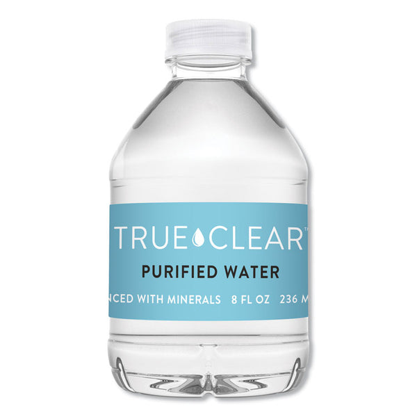 True Clear® Purified Bottled Water, 8 oz Bottle, 24 Bottles/Carton (TCL8OZ24CT)