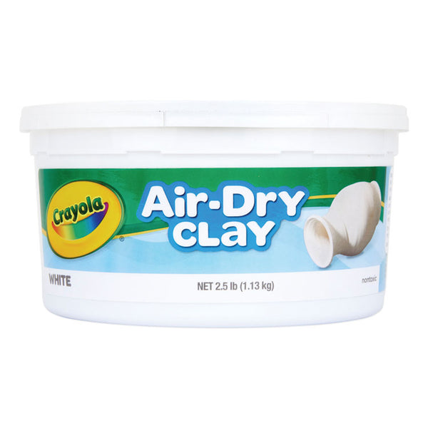 Crayola® Air-Dry Clay,White,  2.5 lbs (CYO575050) Each