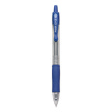 Pilot® G2 Premium Gel Pen Convenience Pack, Retractable, Extra-Fine 0.38 mm, Blue Ink, Smoke/Blue Barrel, Dozen (PIL31278) 1 Dozen