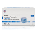 McKesson Procedure Mask ASTM Level 1 Earloops One Size Fits Most (1221951_BX) 50/BX