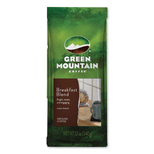 Green Mountain Coffee® Breakfast Blend Ground Coffee, 12 oz Bag (GMT38520) Each