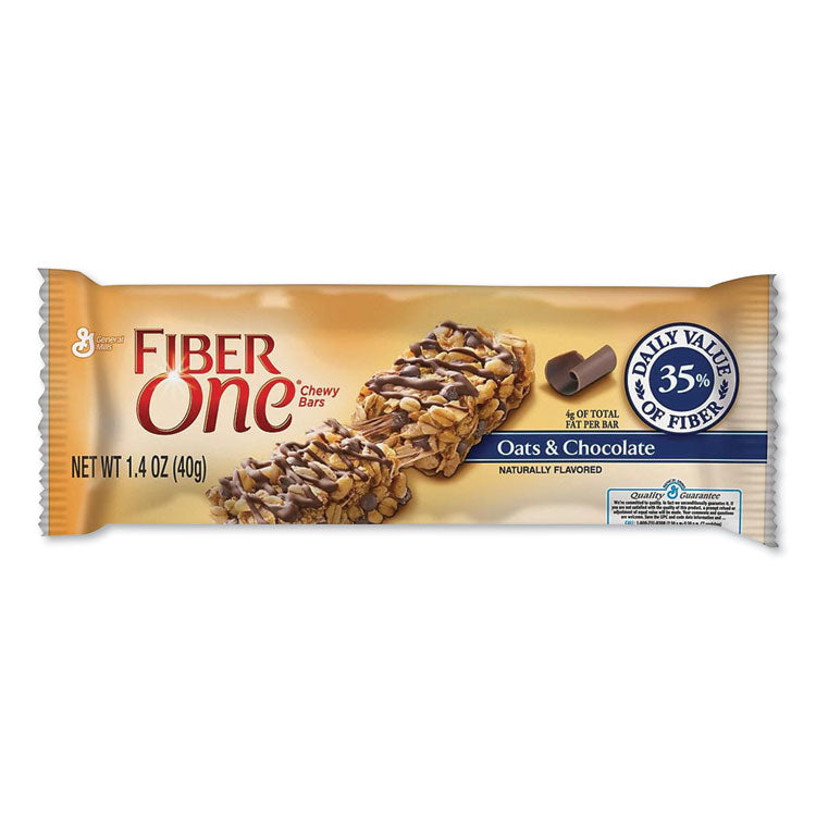 Fiber One® Chewy Bars, Oats and Chocolate, 1.4 oz, 16/Box (GNM14562)