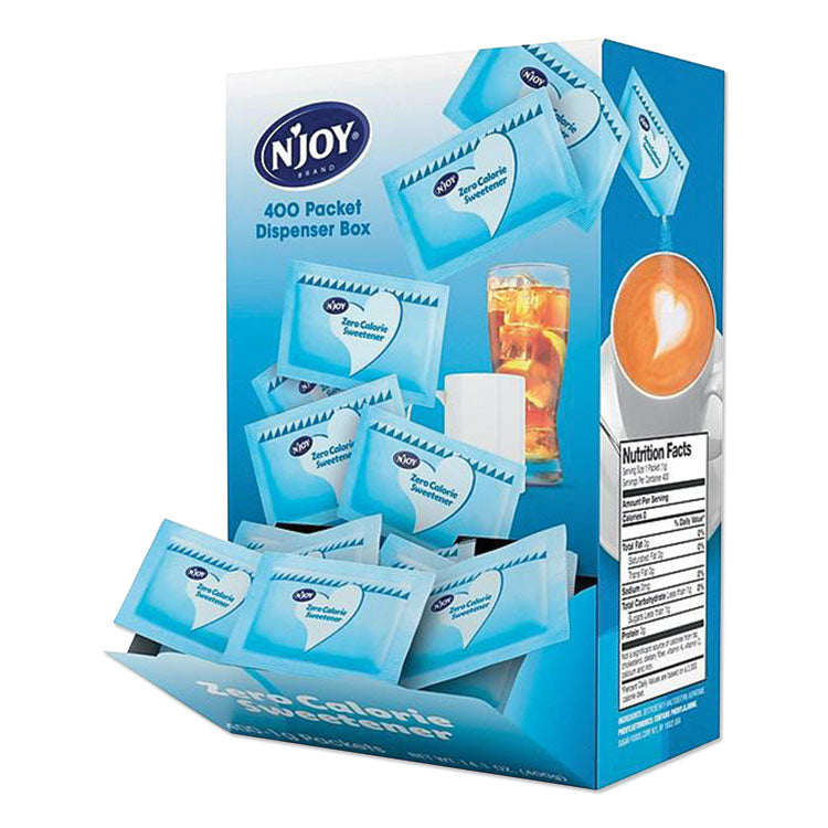 N'Joy Blue Aspartame Artificial Sweetener Packets, 0.04 oz Packet, 400 Packets/Box (NJO83219) Box of 400