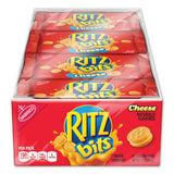 Nabisco Ritz Bits, Cheese, 1 oz Pouch, 12/Pack (RTZGEN00091) Pack of 12