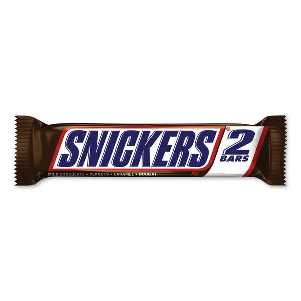 Snickers® Sharing Size Chocolate Bars, Milk Chocolate, 3.29 oz, 24/Box (SNIMMM32252) Box of 24