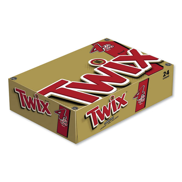 Twix® Sharing Size Chocolate Cookie Bar, 3.02 oz, 24/Box (TWX35387) Box of 24