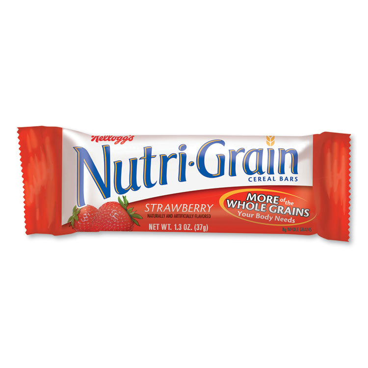 Kellogg's® Nutri-Grain Soft Baked Breakfast Bars, Strawberry, 1.3 oz, 8/Box (KEB35902) Box of 8