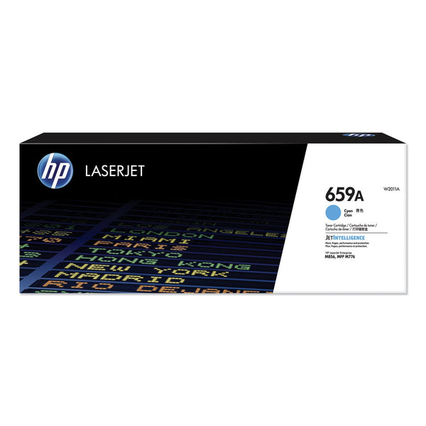 HP HP 659A, (W2011A) Cyan Original LaserJet Toner Cartridge (HEWW2011A)