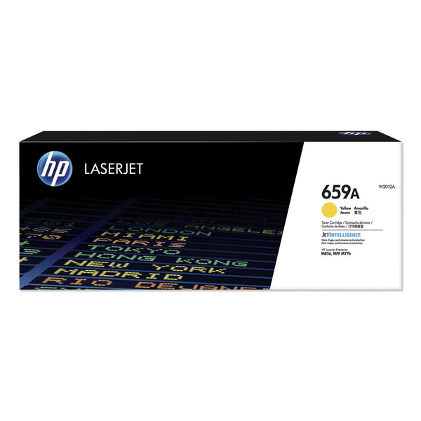 HP HP 659A, (W2012A) Yellow Original LaserJet Toner Cartridge (HEWW2012A)