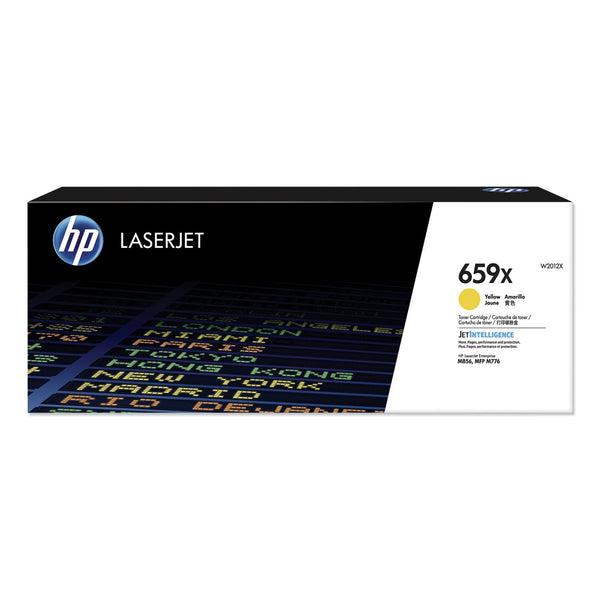 HP HP 659X, (W2012X) High-Yield Yellow Original LaserJet Toner Cartridge (HEWW2012X)