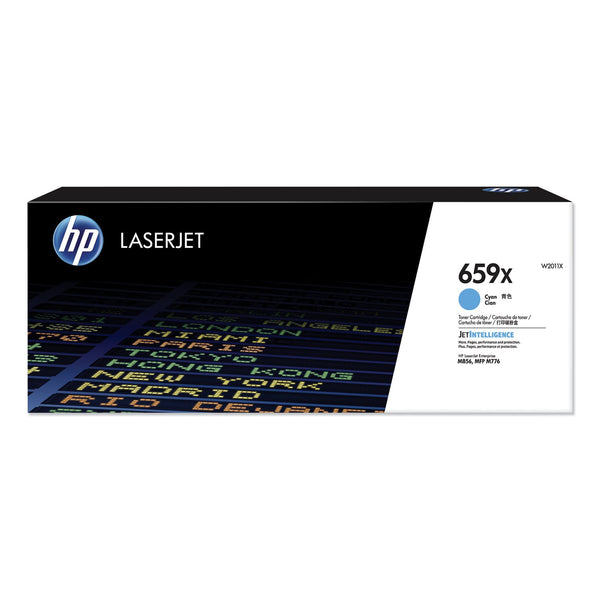 HP HP 659X, (W2011X) High-Yield Cyan Original LaserJet Toner Cartridge (HEWW2011X)