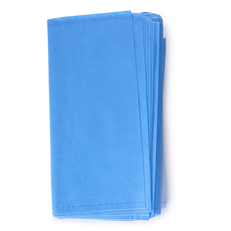 QUICK CHECK* H400 Sterilization Wrap White / Blue 24 X 24 Inch Dual Layer SMS Polypropylene Steam / EO Gas / Hydrogen Peroxide (810872_CS) 120/CS