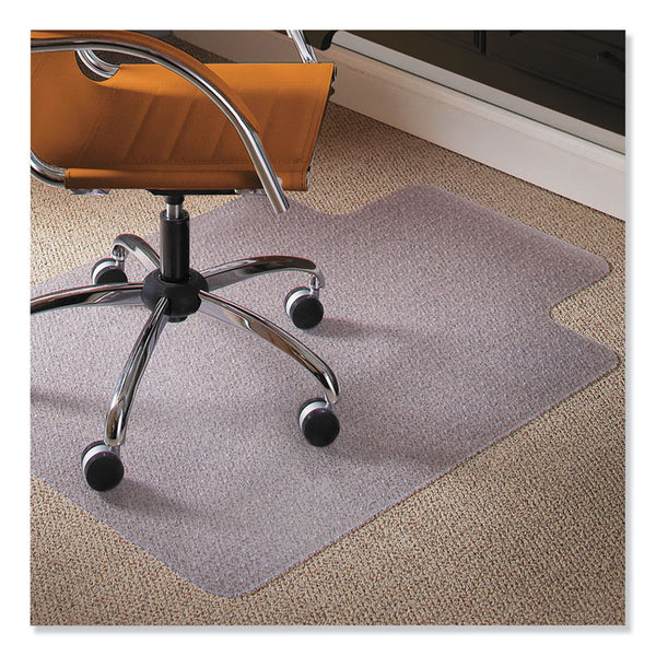 ES Robbins® Natural Origins Chair Mat with Lip For Carpet, 36 x 48, Clear (ESR141032)