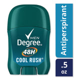 Degree® Men Dry Protection Anti-Perspirant, Cool Rush, 1/2 oz, 36/Carton (UNI15229CT) Case of 36