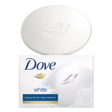 Dove® White Beauty Bar, Light Scent, 3.17 oz, 12/Carton (UNI04090CT) Case of 12