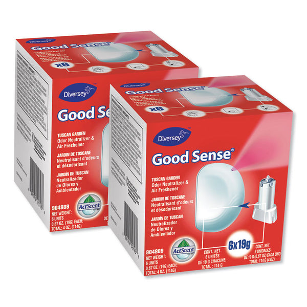 Diversey™ Good Sense Automatic Spray System, Tuscan Garden Scent, 0.67 oz Cartridge, 12/Carton (DVO904889)