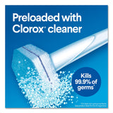 Clorox® ToiletWand Disposable Toilet Cleaning System: Handle, Caddy and Refills, White, 6/Carton (CLO03191CT)